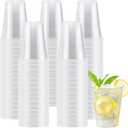 Lamosi 9 oz Clear Plastic Cups, 300 Count Disposable Plastic Drinking Cups, Cold Water Cups for Party, Wedding, Travel, Events