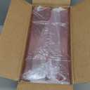 Harloon 4 Tier Paper Organizer Letter Tray Pink Acrylic Desk File Organizer Stackable Documents Letter Clear Paper Holder Sorter Office Tray for A4, Modern Office Classroom Home File Pad Books Notes (12.4 x 8.7 x 2.7 Inches)