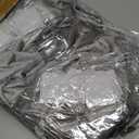 XunYee 15 Pcs Glitter Large Christmas Cabinet Ribbons Bows Thick Velvet Festive Xmas Bow Edge Burlap Door Decoration for Christmas Tree Fireplace Kitchen Gift Wrapping (Silver)