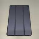 New Amazon Fire HD 10 Tablet Case(Only Fit 13th Gen, 2023 Release), Sanyetral Premium PU Leather Trifold Stand PC Clear Back Cover Case with Auto Wake/Sleep, Not for Nokia iPad Samsung -Navy Blue