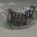 Hanging Chicken Feeder, Foldable Poultry Feeder Basket for Chicken Duck Coop, 1 Pcs (Black)