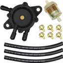 Strongthium Fuel Pump with Filter & Hose for Kohler Kawasaki Honda Briggs and Stratton Cub Cadet MTD