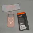 TORRAS Q3 Silicone 360 Spin for iPhone 17 Pro Case with Stand, Fit for MagSafe, Magnetic Ring Kickstand with Camera Control, Liquid Silicone Rubber Soft Phone Case for iPhone 17 Pro 6.3'', Bliss Pink