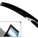 Rear Window Roof Visor, Black part, Size: 54.5"