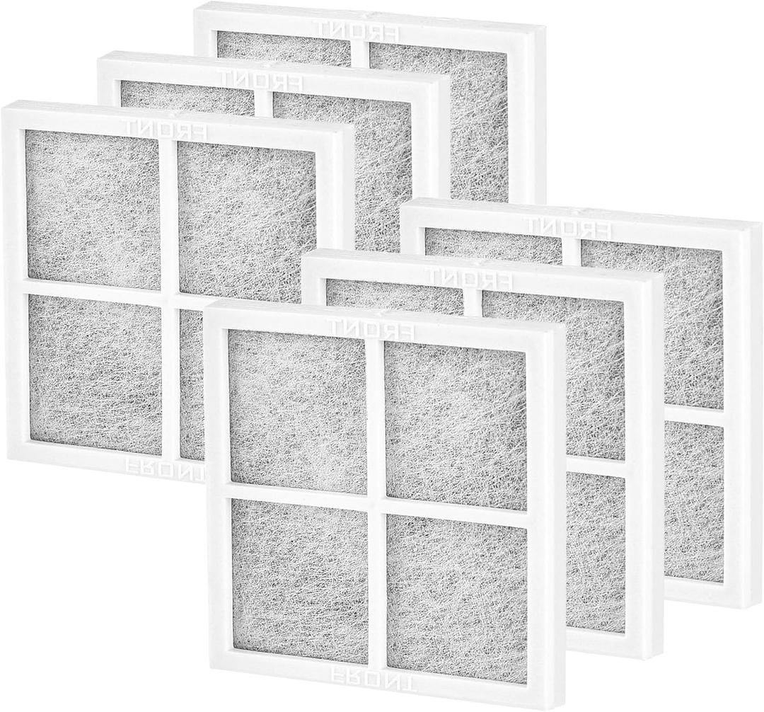 LT120F Air Filter for LG LT120F and Kenmore Elite 469918, 9918, ADQ73214402, ADQ73214403, ADQ73214404, 6 Pack