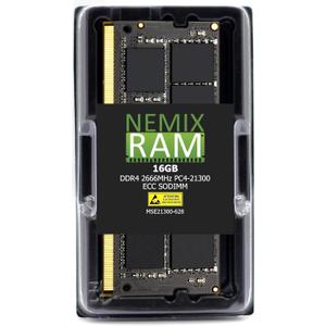 NEMIX RAM 16GB (1X16GB) DDR4 2666MHz PC4-21300 2Rx8 1.2V CL19 260-PIN ECC Unbuffered SODIMM NAS Memory Compatible with Synology Diskstation DS923+