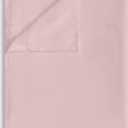 Twin Flat Sheet Only, 1 Pack Top Bed Sheets, Soft Breathable Brushed Microfiber Color-Coded Label Threads, (66"x96",Pink)