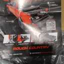 Rough Country Hard Tri-Fold Truck Bed Tonneau Cover for Chevy Silverado & GMC 1500/2500HD/3500HD (2014-2019) - Aluminum Flip-Up Bed Cover, Fits 6'7 (78.8-78.9") Bed w/Rail Caps