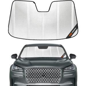 Windshield Sun Shade for Lincoln Corsair 2020-2025. Reflective Aluminum Film Front Window Sunshade - BLAZBLOCK