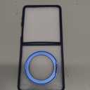 360 Magnetic Stand Case for Galaxy Z Flip 7 Fit for MagSafe & Pixelsnap Cover with Ring Holder Shockproof Protective Cell Phone Samsung Galaxy Z Flip 7 Case - Blue