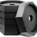 SnapPad Xtra RV Leveling Pads - Permanent Jack Stabilizers for RVs - 9" Round Leveling Jack Pads for LCI Leveling System - Heavy Duty Replacement for Blocks - Made in The USA (6-Pack)