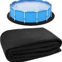 15FT Under Round Pool Pads for Above Ground Pool Liner Pad, 15 FT Under Pool Padding Mats for Pool, Above Ground Pool Blanket - Replacement Pool Liner Pad 15' - Pool Accessories for Above Pools