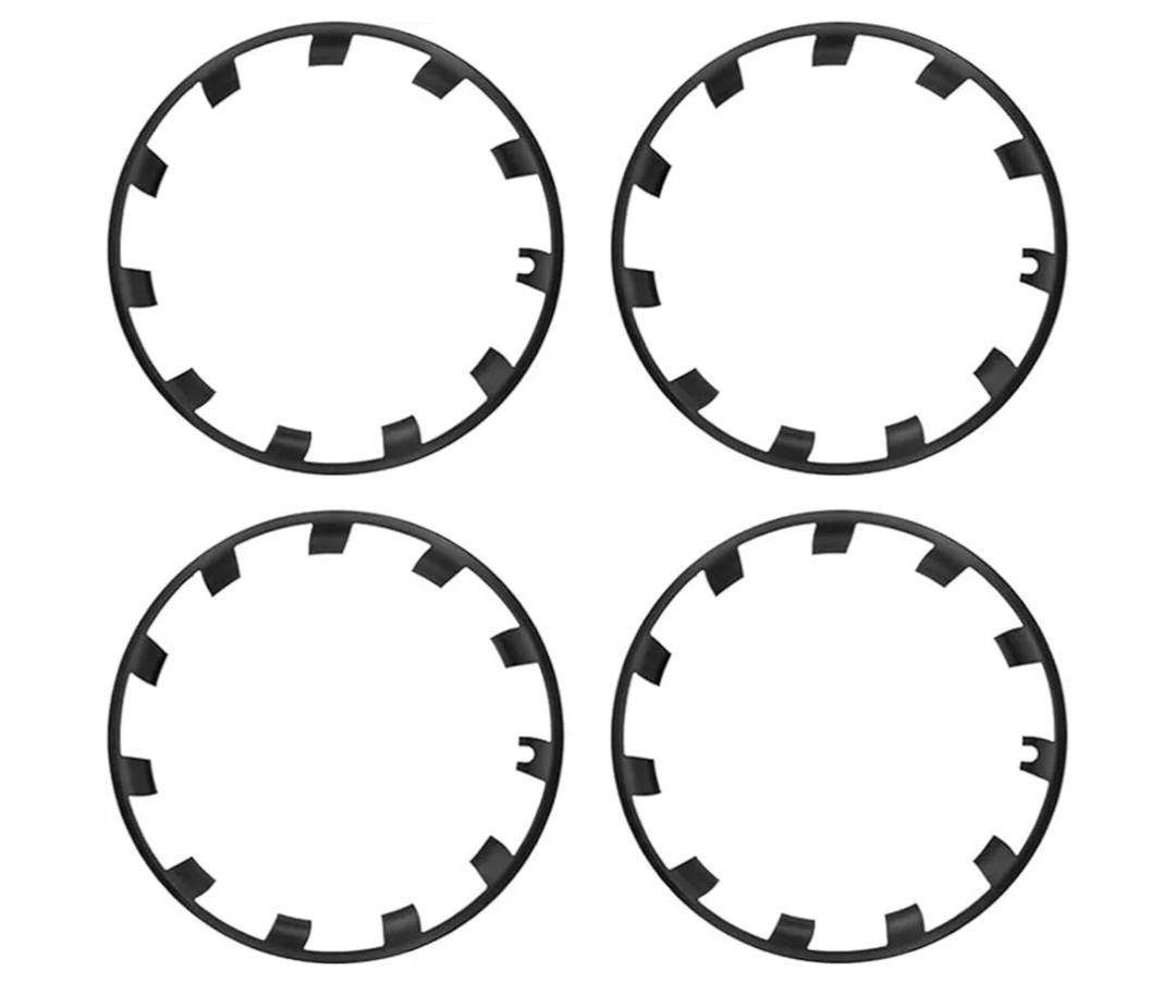 for Tesla Model Y 21 Inch Wheel Rim Protector Hubcaps Uberturbine Wheels Rim Cover Tire Trim Rings Matte Black 4Pcs Model Y Accessories