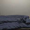 CozyLux King Size Comforter Set Navy Blue, 7 Pieces Bed in a Bag, Navy Blue Comforter King Size, All Season Bedding Sets with Stitch Quilted Comforter, Flat Sheet, Fitted Sheet, Pillowcases