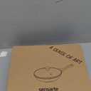 SENSARTE Nonstick Ceramic Frying Pan with Lid 8/9.5/10/11/12.5 Inch Omelet Pan Skillet, Free of Intentionally Added PFAS/PTFE Non-toxic Chef's Pan Induction Compatible Pan, Heat Resistant Handle