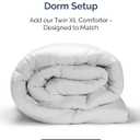 Duvet Cover Twin/Twin XL Size Set - Extra Soft Twin/Twin XL Duvet Cover 68" x 90" with 1 Pillow Sham - Hotel Luxury, Easy Care, Fade Free w/ Zipper Closures & Ties - Comfy & Breathable (Light Blue)