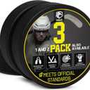 EAGLES Ice Hockey Pucks 1, 2, 3, 6 or 50 Pack | High Grade Pucks Official Regulation Weight & Size for Practice & Classic Training - 6 oz Diameter 3" Thickness 1" Black Hockey Puck Roller Hockey