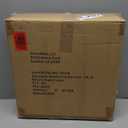 CleverMade Collapsible Wheeled Crate with Lid, 2-Wheels – Stable Rolling Crate with Handle and Large Wheels for Fragile Items, Heavy Loads and Easy Storage - 35L and 75lb Capacity, Black/ Cream