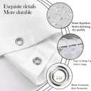 Bohemian Shower Curtains 72x72 Inch,Aesthetic Modern Boho Bathroom Curtain with Leaves and Moon, Neutral Waterproof Polyester Fabric Bath Curtain for Home Bathroom Decor (1)