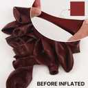 PartyWoo Maroon Balloons 100 pcs Different Sizes of 36 18 12 10 5 Inch Dark Red Burgundy Ruby Red Balloon Arch Kit Garland for Graduation Valentine's Day Wedding Anniversary Party Decorations Red-Y75