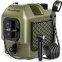 Portable Shower for Camping Leak-Proof Electric Cordless Power Camp Shower Pressure Washer with Water Tank 5 Gallon Outdoor for Garden Pet, Max 8 Hours Working & Installation-Free