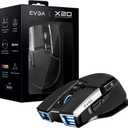 EVGA X20 Gaming Mouse, Wireless, Black, Customizable, 16,000 DPI, 5 Profiles, 10 Buttons, Ergonomic 903-T1-20BK-KR