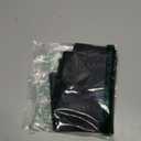 XWZO Kitchen Valances Curtains for Windows Living Room Bedroom Bathroom Toppers Farmhouse Style Rustic Dinning Room Thermal Insulated Rod Pocket, W42 x L12 Inch Length, Black, 1 Panel