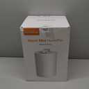 3L Stainless Steel Humidifier for Bedroom, Warm Mist Humidifiers Easy Clean, Steam Humidifier for Living Room, Whisper-Quiet and Filterless, with Sleep Mode and Timer, Auto-off Setting (White)