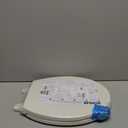 KOHLER 20111-96 Brevia, Slow Close Toilet Seat, Round Toilet Seat, Grip-Tight Bumpers Quick-Attach Hardware, Biscuit
