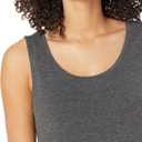 Amazon Essentials Women's Tank Maxi Dress (Medium, Charcoal Heather)