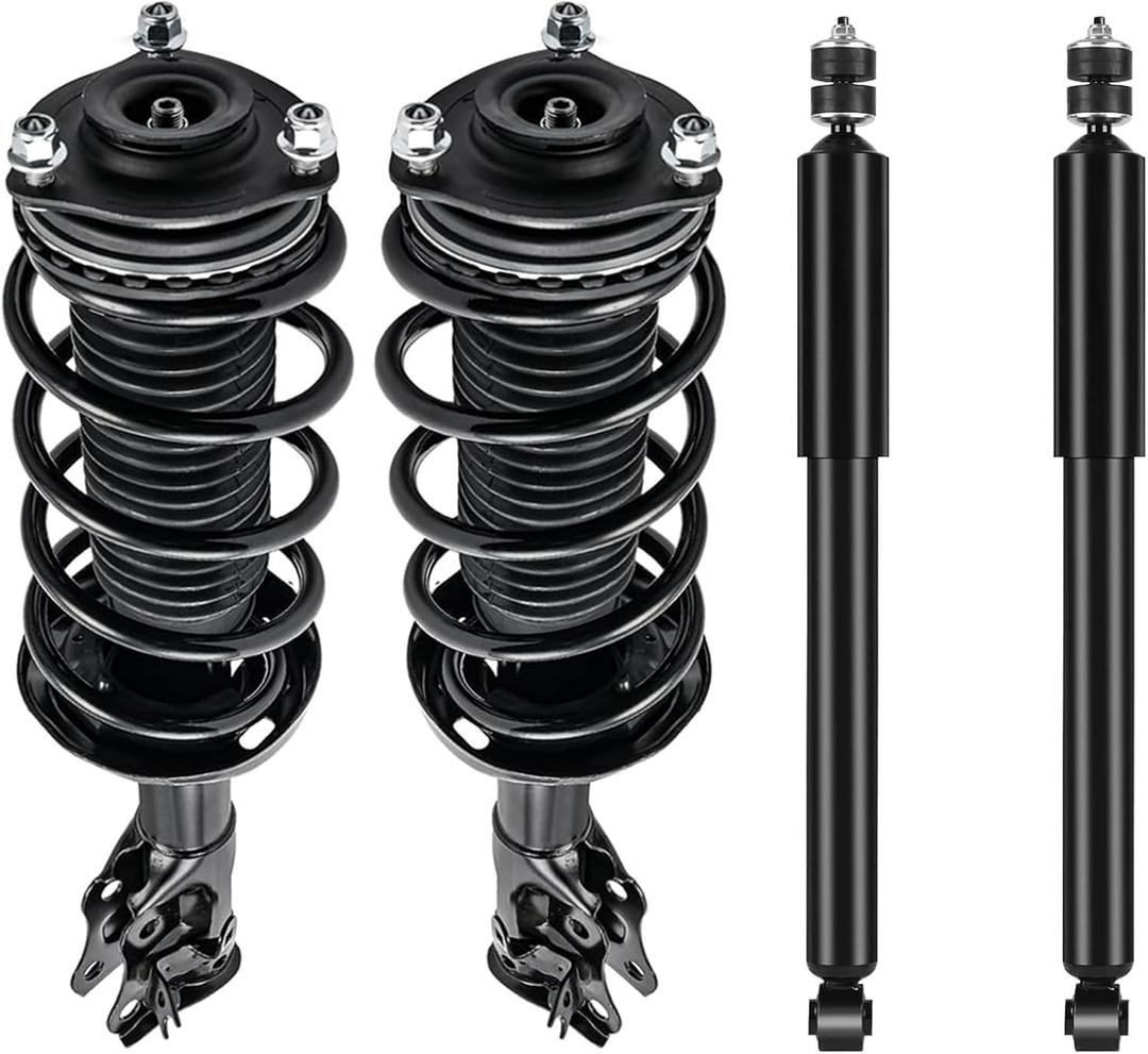 4PCS Front & Rear Shock Absorber Complete Strut Assembly, Compatible with Honda Civic Sedan 1.3L 1.8L 2006-2011, Acura CSX 2.0L 2006-2011, Replacement OE 172287 172286 5609
