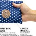 GoSports Official Regulation Cornhole Bean Bags Set of 8 for Fun Casual Cornhole Games - All Weather - American Stars and Stripes or Red and Blue