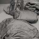 ACCURATEX Cooling Sheets Split King Size Grey - Viscose Made from Bamboo, Luxury Hotel Sheet Set for Adjustable Bed, Super Soft Breathable Bedding Sheets up to 16 inches Deep Pockect