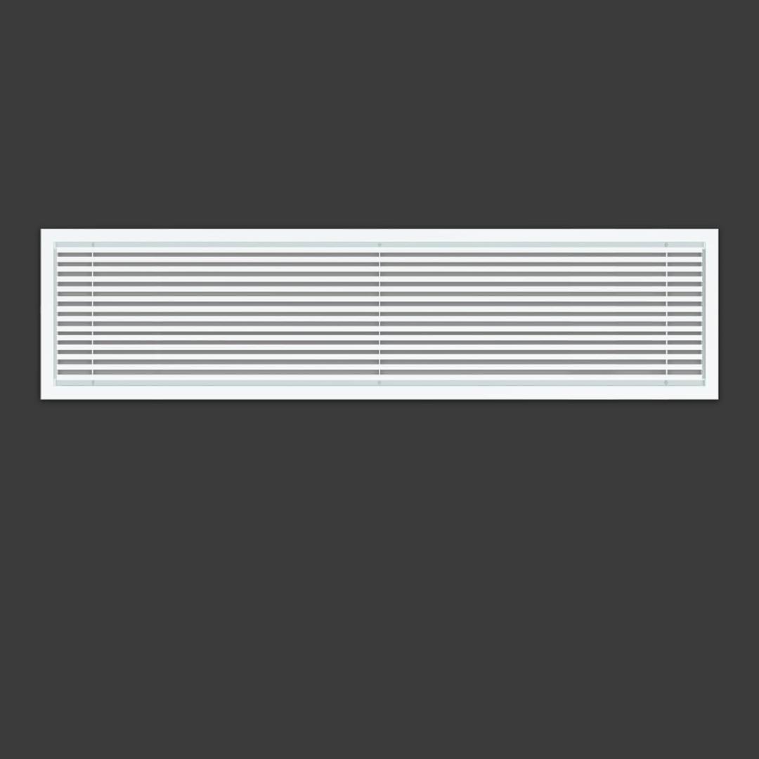 Linear Bar Air Grille 32" X 8", Aluminum Air Supply/Return Grilles,Easy Air Flow,Removable Grille/Door-HVAC Air Vent Cover,White[Outer Dimensions: 32.8"w X 8.8"h]