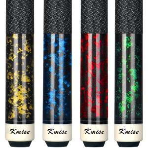 Kmise Pool Cue Stick Set,4 Colors Canadian Maple Cue,Pool Sticks for Adults,Tacos de Billar 18 19 20 21oz for Beginner