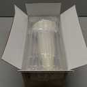 GarDream 10 Inch Minimalist Fluted Ceramic Vase for Flowers, Farmhouse Cream White Flower Vase with Pedestal Base, Tall Decorative Vases for Home Decor, Living Room, Dining Table, Centerpiece, Wedding