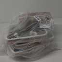 6 Pcs 11 x 11 Inch Cube Storage Bins Fabric Storage Organizer Bins Foldable Cube Baskets with Sturdy Carry Handles Wicker Baskets for Home (Orange Pink and White)