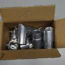 1/2 inch EMT Conduit Fittings Inside Corner Pull Elbow Zinc die-cast EMT to EMT 90 Degree Coupling Detachable Cover Set Screw(6PCS)