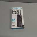 COSLUS Sonic Electric Toothbrush for Adults: 47000 VPM for Deep Cleaning & Whitening with Travel Case - 5 Modes for Sensitive Teeth & Braces, Wireless Charging, 6 Brush Heads for Family, Black (1PC)