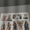 Dexshady Nativity Set for Christmas 12 pcs Manger Scene Holy Family Resin Figures Indoor Decorations Catholic Gift 8 Inch (Multicolor)