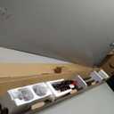 KAMANINA 1 Inch Double Curtain Rods 72 to 144 Inches (6-12 Feet) Telescoping Heavy Duty Drapery Rod for Windows 66 to 120, Netted Texture Finials, Antique Bronze