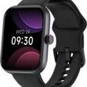 TOOBUR Smart Watch for Men Women, Alexa Built-in, Answer/Make Calls, 1.91" HD Screen Fitness Watch, IP68 Waterproof, 100 Sports, Heart Rate Monitor, Sleep Tracker, Smartwatch Compatible Android iOS (Black)