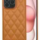 ZHEGAILIAN for iPhone 12 Pro Max Case, Military-Grade Protection, All-Around Shockproof Corners, Stylish Leather Phone Case for iPhone 12 Pro Max - Orange