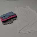 BQTQ 5 Pack Women's Tank Tops Square Neck Sleeveless Ladies Tank Top Undershirts XL