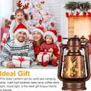 Solar Lantern Outdoor Hanging Vintage LED Waterproof Camping Light with Beautiful Graphics Landscape Decor for Yard,Patio,Porch,Lawn,Tabletop(02 - Hummingbird)