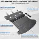 Cargo Mat with Backrest Mat for 2025-2026 Chevy Equinox(Only Gas)/GMC Terrain, All Weather TPE Trunk Cargo Mat Car Accessories for Chevrolet Equinox