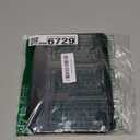 Hybrid Slim Case for iPad mini 7 (A17 Pro, 7th Generation) 2024 / iPad mini 6 (6th Gen) 8.3 Inch, [Built-in Pencil Holder] Shockproof Cover Clear Transparent Back Shell,Black