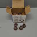 Chair Leg Floor Protectors Chair Leg Protectors for Hardwood Floors Felt Silicone Caps Strengthen Bottom Protection Anti-Scratch Reduce Noise 16 Pack Clear Round Small Fit 1/2" to 3/4" (14-19mm)