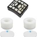 NV680 Shark Vacuum Filter Fit for Shark Rotator Powered Lift-Away Speed & DuoClean NV680 NV681 NV682 NV683 NV800 NV801 NV803 UV810 AX912 QU922Q, Compare to XFF680 XHF680 (1 HEPA 2 Foam 2 Felt Filters)