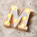 Woanger 8 Pcs 2026 Prom Light up Letters Sign Set LED Graduation Decorations Marquee Class of 2026 Ornaments for Graduation High School College Table Home Party Supplies, Battery Operated
